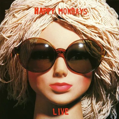 Happy Mondays - Live vinyl record cover