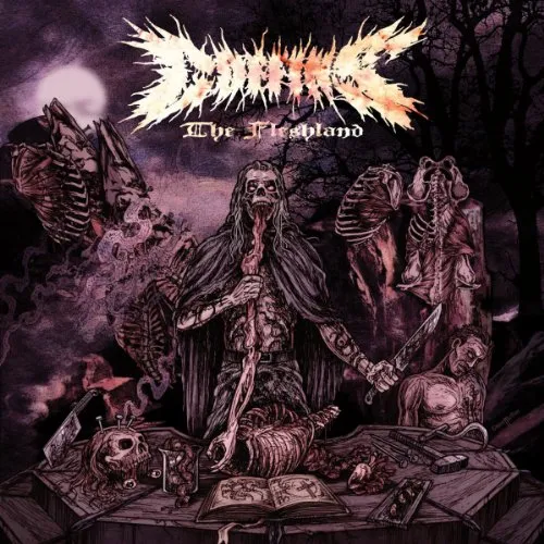 Coffins - The Fleshland vinyl record cover