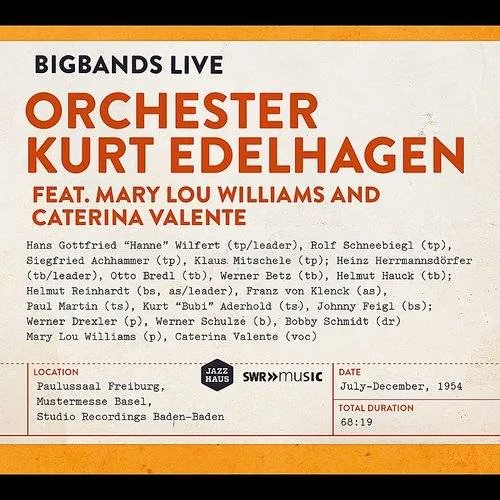 Kurt Edelhagen Orchestra - Big Bands Live: Orchester Kurt Edelhagen vinyl record cover