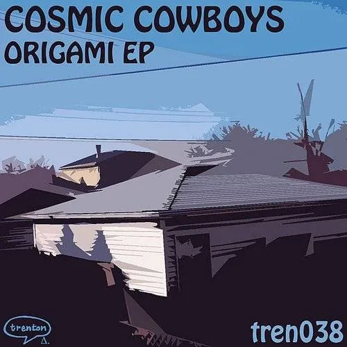 Cosmic Cowboys, Cecilio Alva, Violet, Jerusalem Rivers - Origami vinyl record cover