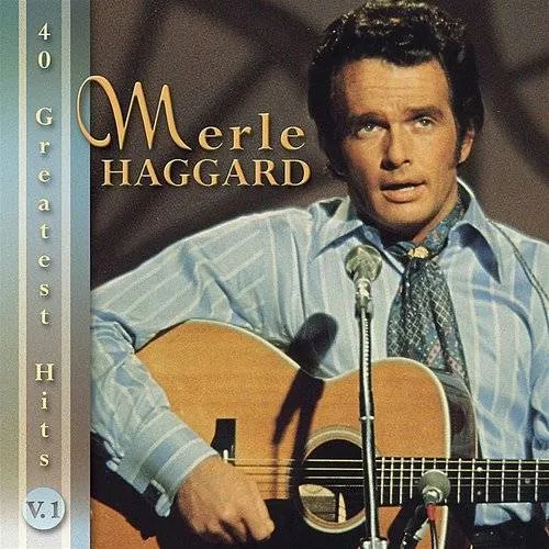 Merle Haggard - 40 Greatest Hits vinyl record cover