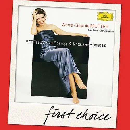 Anne-Sophie Mutter - First Choice: Spring & Kreutzer Sonatas vinyl record cover