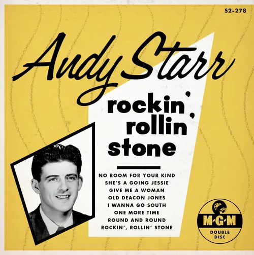Andy Starr - Rockin' Rollin' Stone vinyl record cover
