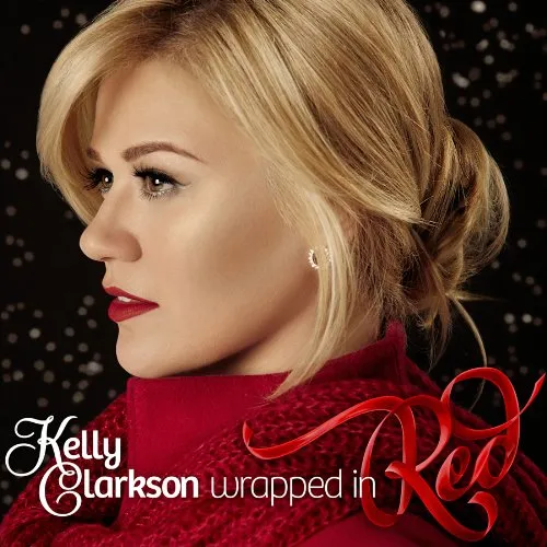 Kelly Clarkson - Wrapped in Red vinyl record cover