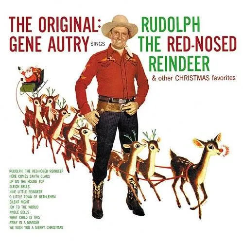 Gene Autry - Rudolph the Red-Nosed Reindeer vinyl record cover