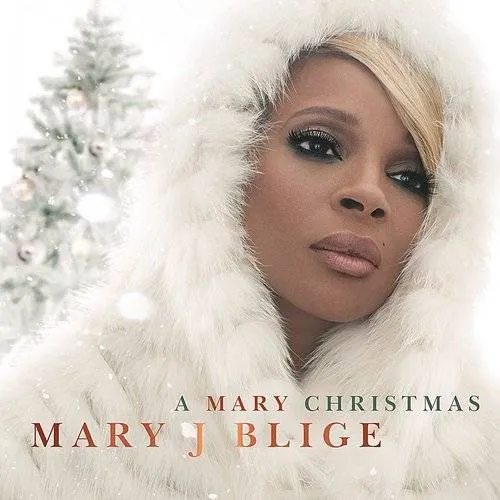 Mary J. Blige - A Mary Christmas vinyl record cover