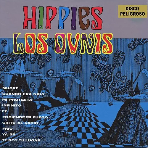 Los Ovnis - Hippies vinyl record cover