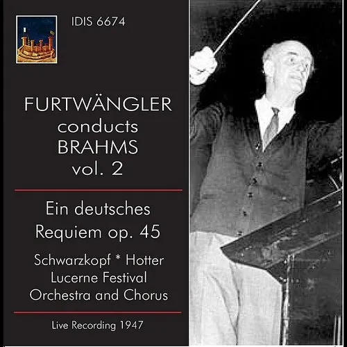Mahler/Debussy - Wilhelm Furtwangler Conducts Brahms 2 vinyl record cover
