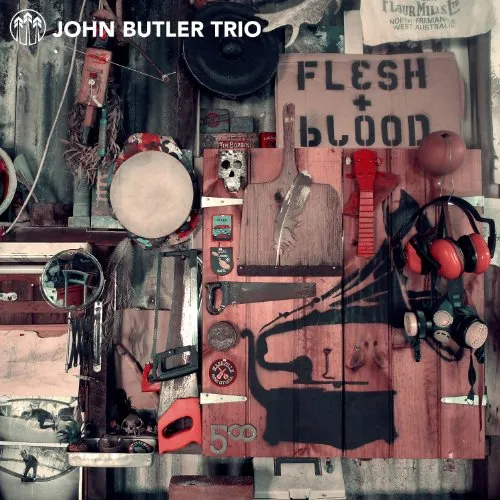 The John Butler Trio - Flesh and Blood vinyl record cover