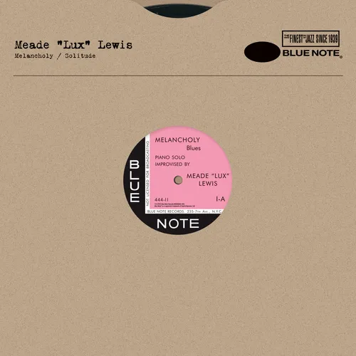 Meade Lewis Lux - Melancholy vinyl record cover