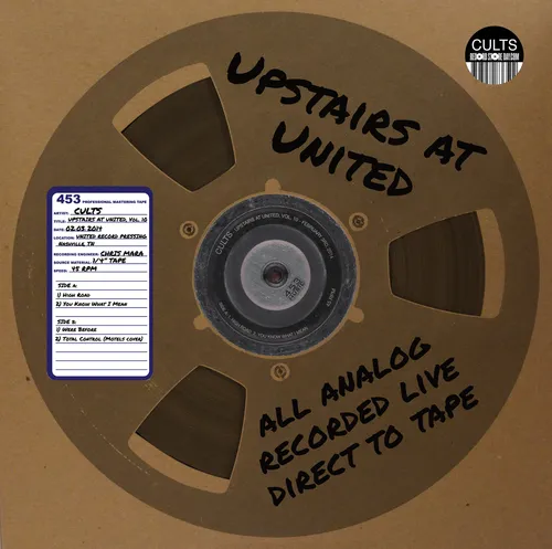 Cults - Upstairs at United 10 vinyl record cover