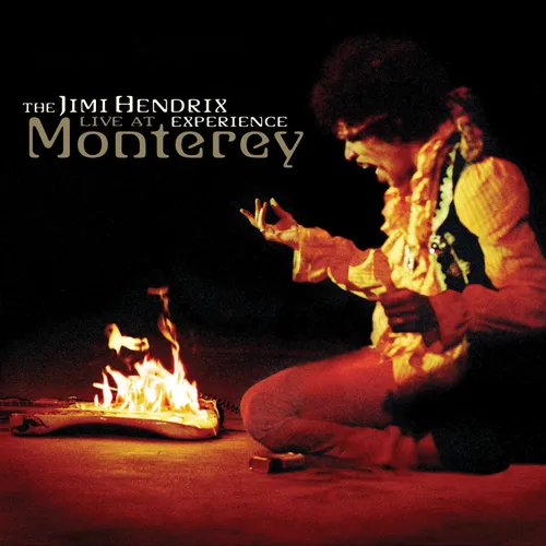 Jimi Hendrix - Live At Monterey vinyl record cover