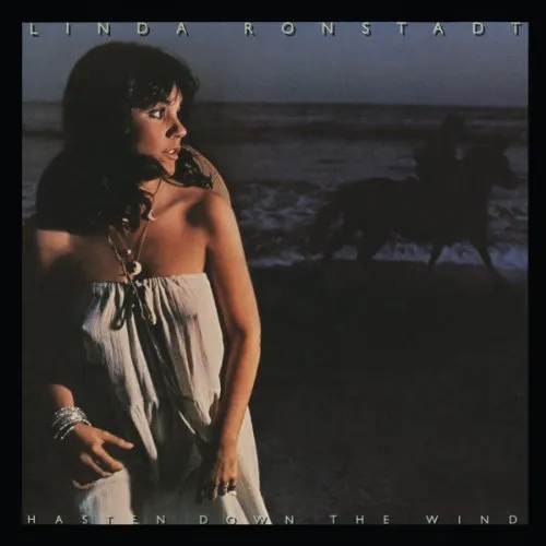 Linda Ronstadt - Hasten Down The Wind vinyl record cover