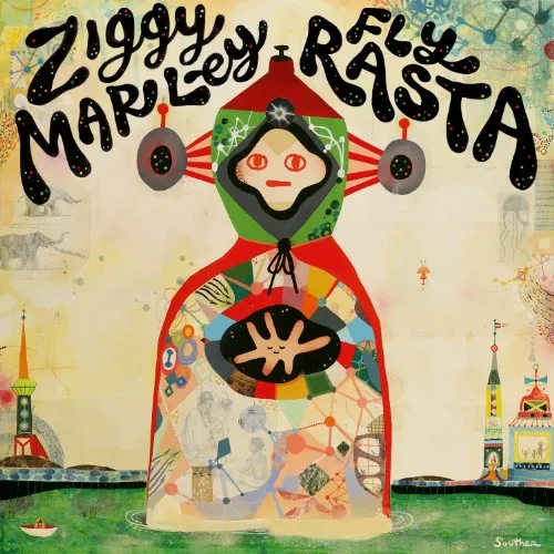 Ziggy Marley - Fly Rasta vinyl record cover