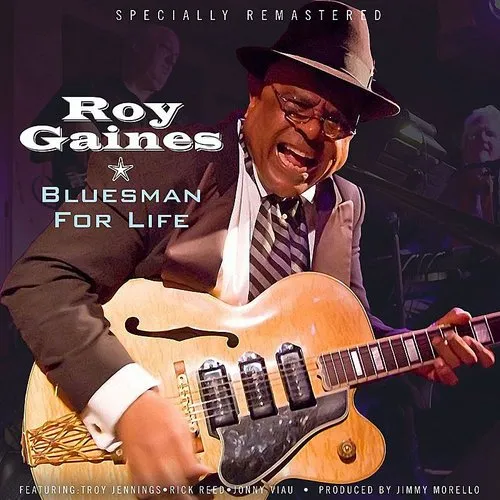 Roy Gaines - Bluesman For Life vinyl record cover
