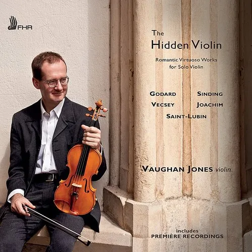 Vaughan Jones - Hidden Violin: Romantic Virtuoso Works For Solo vinyl record cover