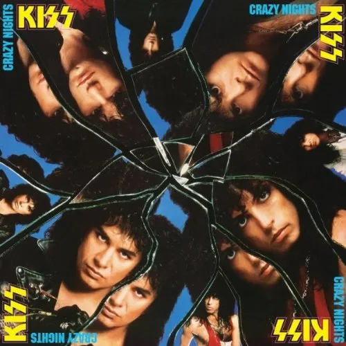 KISS - Crazy Nights (remastered) vinyl record cover