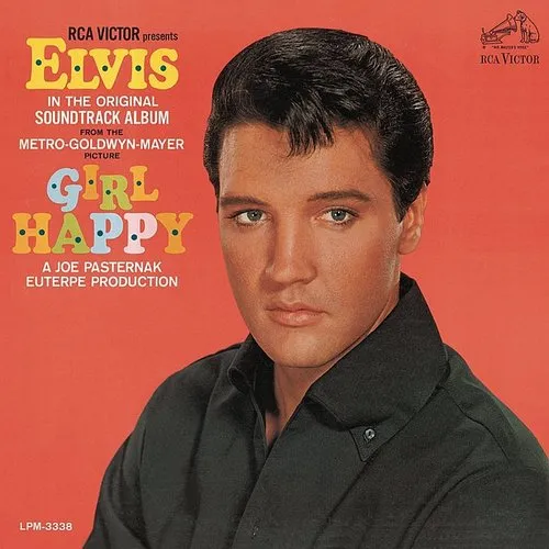 Elvis Presley - Girl Happy vinyl record cover