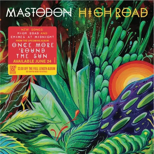 Mastodon - High Road - Single vinyl record cover