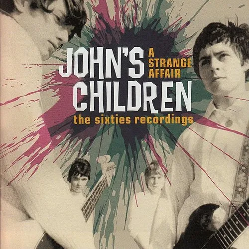 Johns Children - Strange Affair:Sixties Anthology vinyl record cover