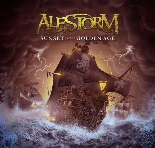Alestorm - Sunset on the Golden Age vinyl record cover
