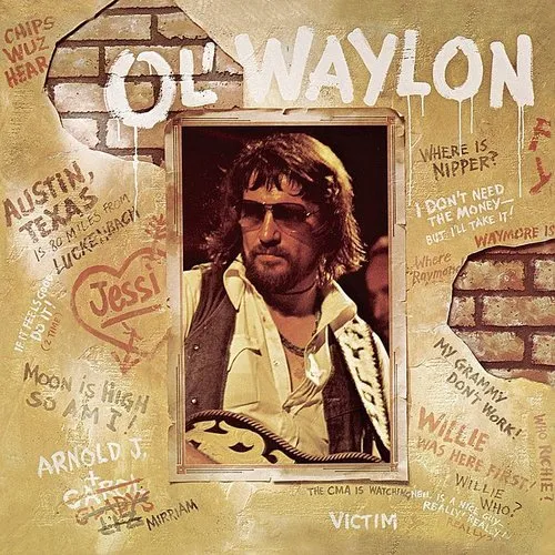 Waylon Jennings - Ol Waylon vinyl record cover