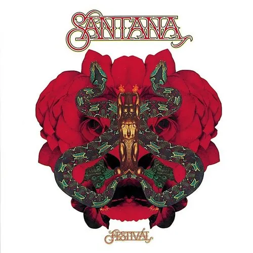 Santana - Festival vinyl record cover