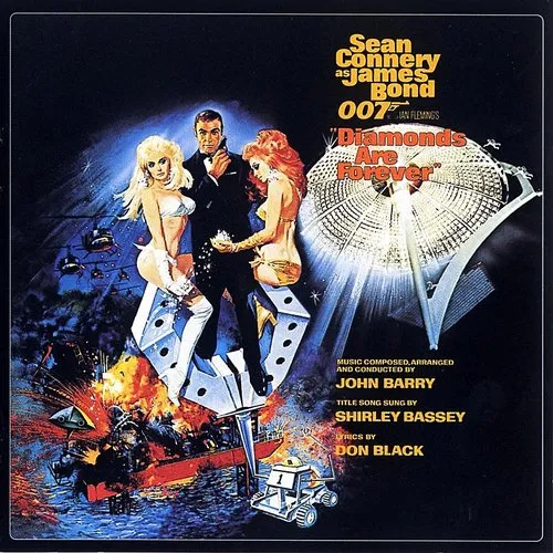 John Barry, Diamonds Are Forever - Diamonds Are Forever vinyl record cover