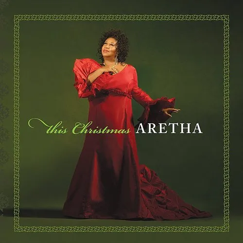 Aretha Franklin - This Christmas Aretha vinyl record cover