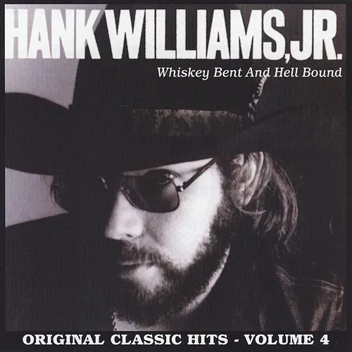 Hank Williams Jr. - Whiskey Bent and Hell Bound vinyl record cover