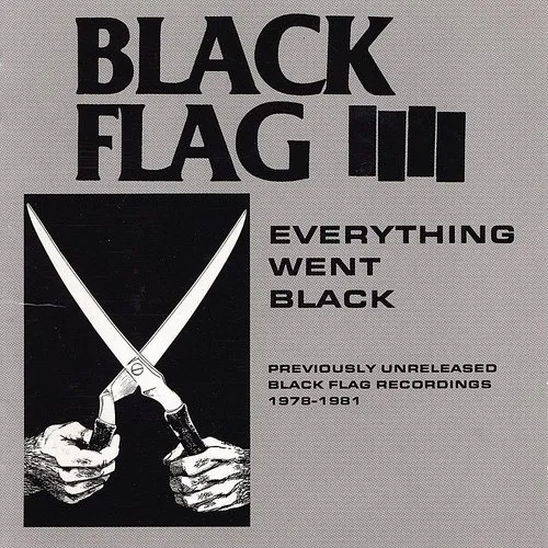 Black Flag - Everything Went Black vinyl record cover