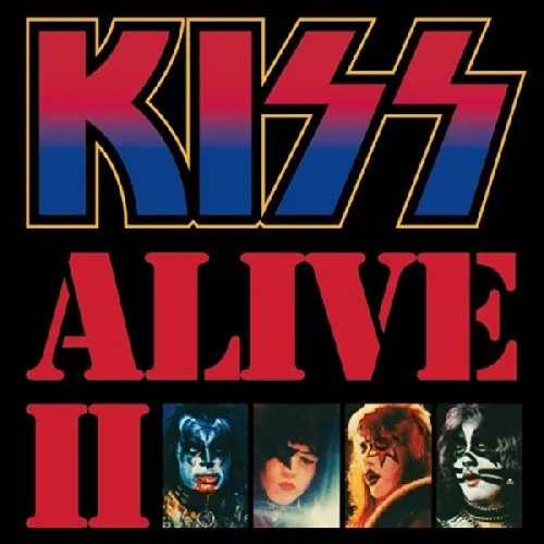 KISS - Alive Ii (45th Anniversary) (Blue) vinyl record cover