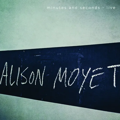 Alison Moyet - Minutes & Seconds - Live vinyl record cover