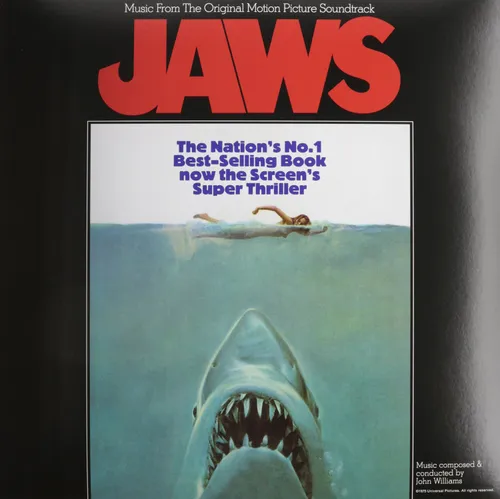 Jaws [Movie] - Jaws: Music From The Original Motion Picture Soundtrack vinyl record cover