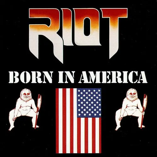 Riot - Born In America vinyl record cover