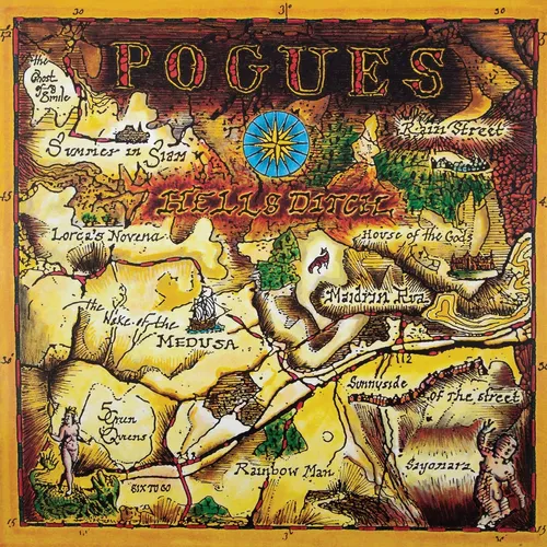 The Pogues - Hell's Ditch vinyl record cover