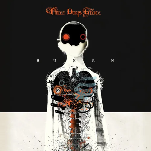 Three Days Grace - Human vinyl record cover