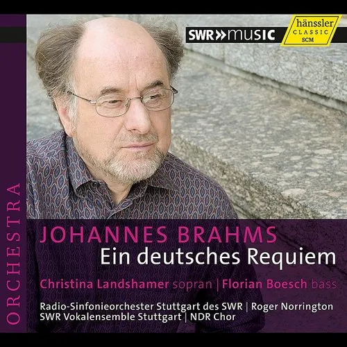 Brahms / Norrington / Swr Radio Sym Orch Stuttgart - Ein Deutsches Requiem vinyl record cover