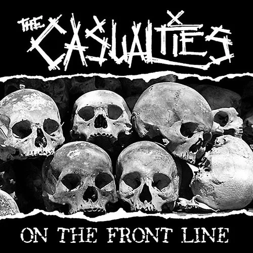 The Casualties - On the Front Line vinyl record cover