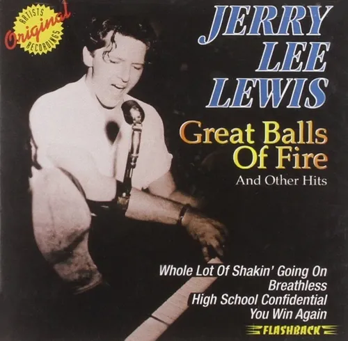 Jerry Lee Lewis - Great Balls Of Fire & Other Hits vinyl record cover
