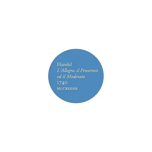 Paul Mccreesh - L'allegro Il Penseroso Ed Il Moderato vinyl record cover