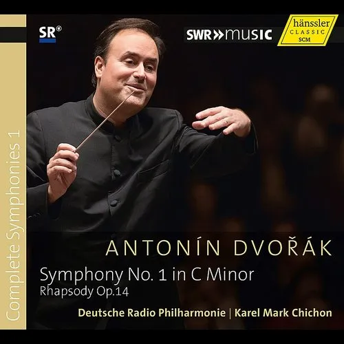 Dvorak / German Radio Philharmonic Saarbruecken - Symphony No. 1 - Rhapsodie vinyl record cover