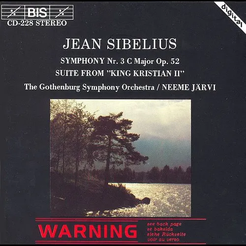 Neeme JÃ¤rvi - Symphony 3 vinyl record cover