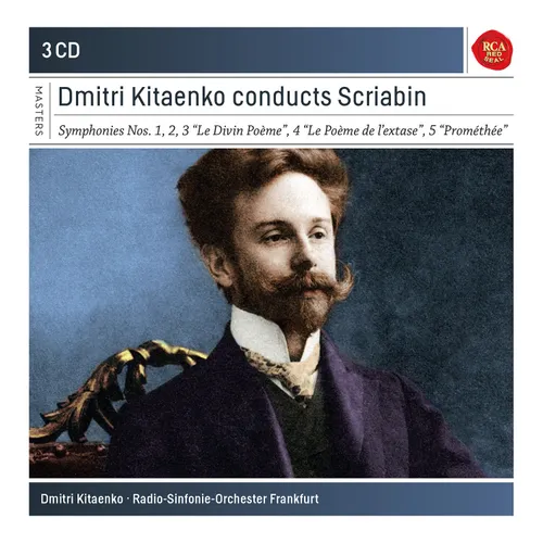 Dmitri Kitajenko - Dmitiri Kitaenko conducts Scriabin vinyl record cover