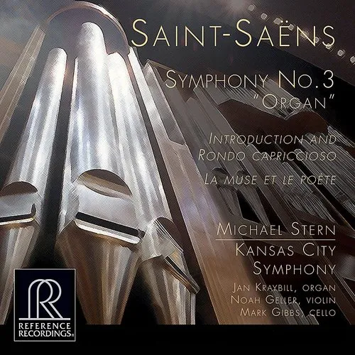 Saint-Saens / Kansas City Symphony / Stern - Symphony No. 3 Organ vinyl record cover