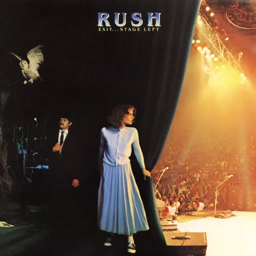 Rush - Exit...Stage Left vinyl record cover