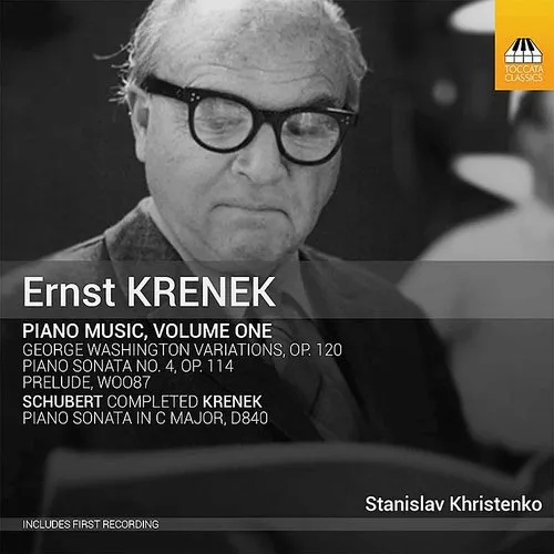 Krenek / Stanislav Khristenko - Piano Music 1 vinyl record cover