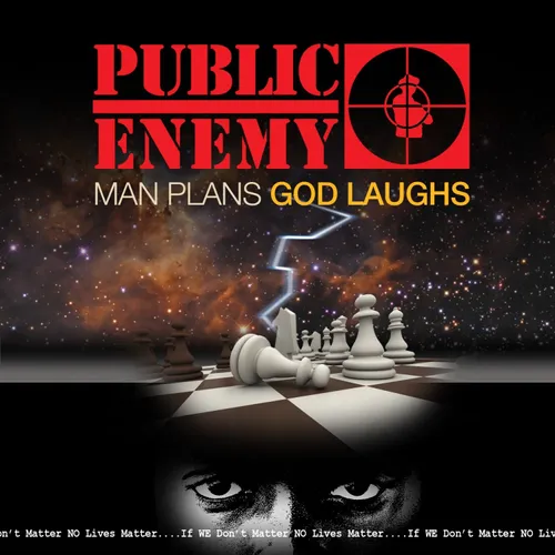 Public Enemy - Man Plans God Laughs vinyl record cover