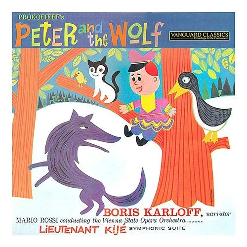 Boris Karloff - Peter & the Wolf vinyl record cover
