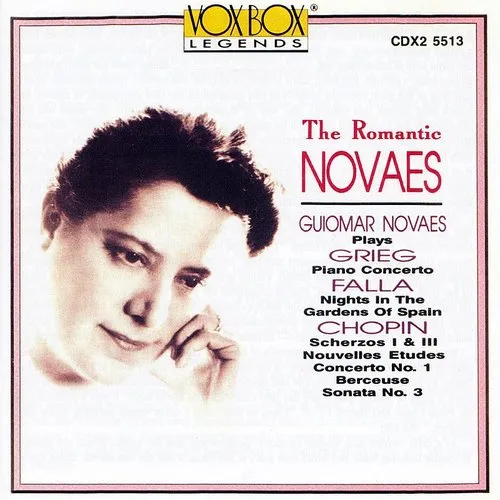 Guiomar Novaes - The Romantic Novaes - Vox Legends (Disk 1) vinyl record cover